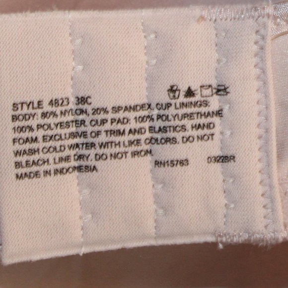 Playtex Secrets Underwire Animal Print Color Tan/Brown Size 38C - Picture 9 of 12